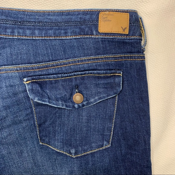 American Eagle Stretch Denim Shorts Size 14 - Picture 6 of 6